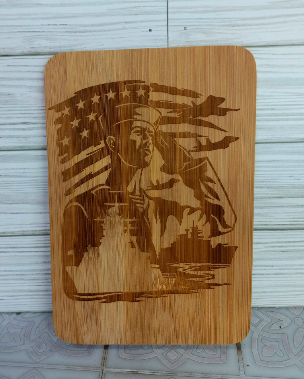 Navy Sailor Cutting Board