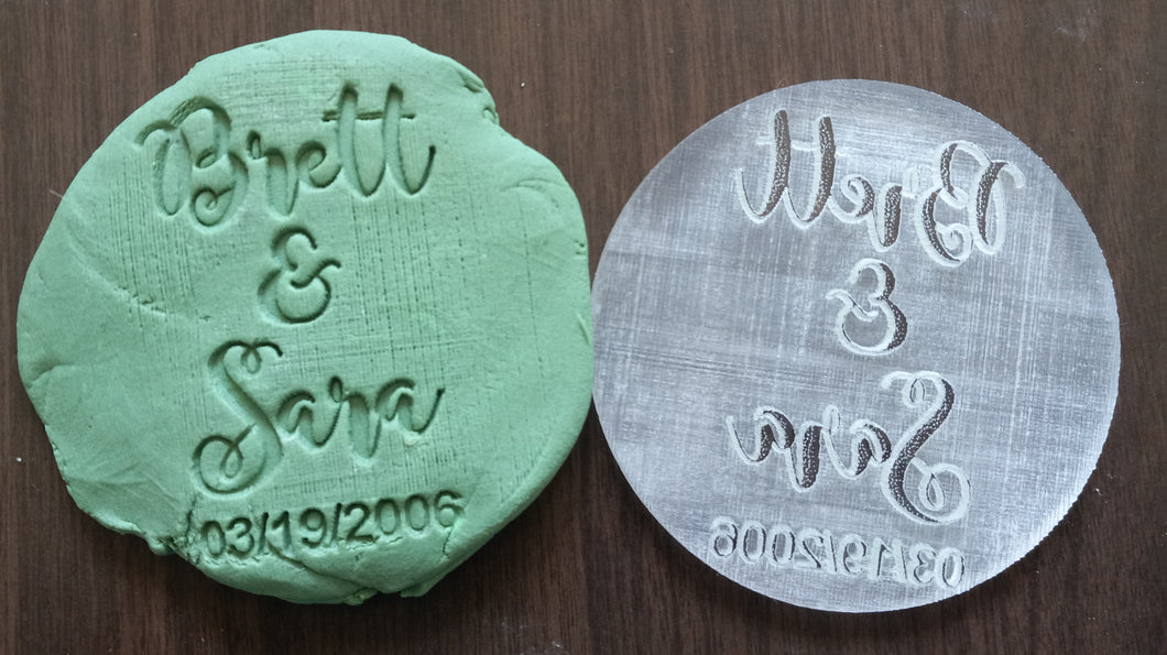 Wedding, Shower or Anniversary Cookie Stamp