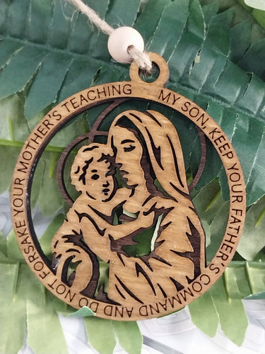 Mary and Baby Jesus Ornament