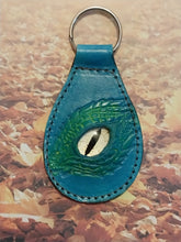 Leather Dragon Eye Keychain