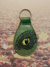 Leather Dragon Eye Keychain