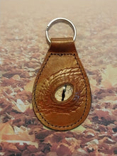 Leather Dragon Eye Keychain