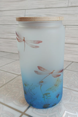 Dragonfly Libby Glass Can