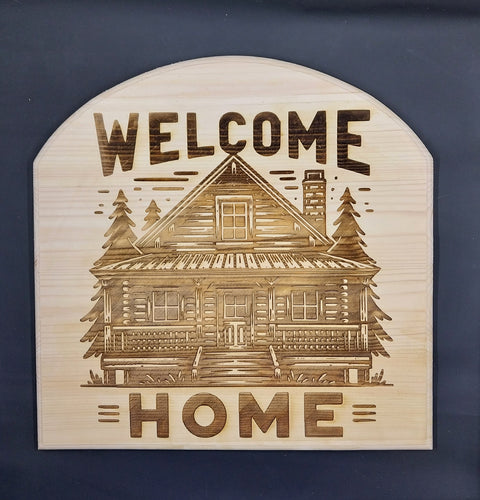 Welcome Home Door Sign