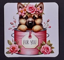 Puppy Valentine's Magnets