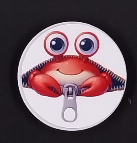 Cartoon Crab Phone Pop Up