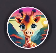 Cartoon Giraffe Phone Pop Up