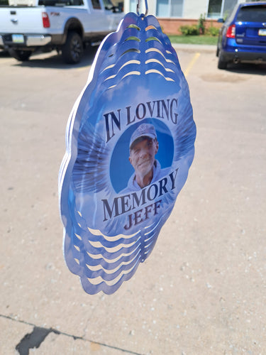 Memorial Photo Wind Spinner