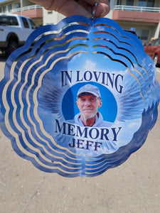 Memorial Photo Wind Spinner