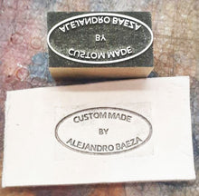 Brass Leather Stamp 1 inch stamp