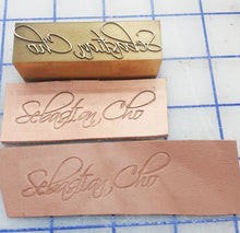 Brass Leather Stamp 1 1/2" stamp