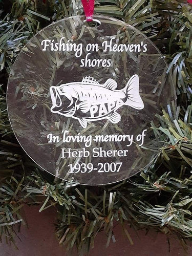 Fishing on Heaven's Shores Ornament