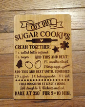 Homemade Sweets Recipe Cutting Board