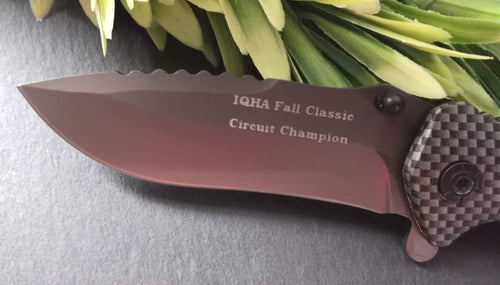 Custom Engraved Knife