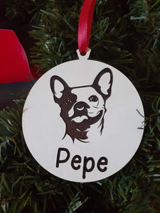 Canine Ornament with name