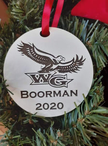 School Logo Ornament