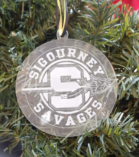 School Logo Ornament