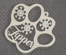 Personalized Dog Paw Ornament